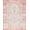 Pink, Pattern 10, variant on ODIKA 4'x6' Powder Blue Traditional Botanical Washable Area Rug Blooming Garden Leaf Spray Centered Symmetry Petal Motif for Bedroom, Reading Nook, Pet Friendly & Non-Shedding