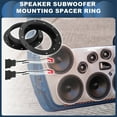 thumbnail image 2 of Anillo espaciador de altavoz Unique Bargains, adaptador de altavoz tweeter para Volkswagen, 2 juegos, 2 of 7
