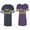 Men Navy / Women Purple, variant on The King His Queen Matching Couple Cotton Jerseys (Men Navy / Women Black) (Men S / Women S)