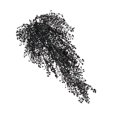 thumbnail image 1 of Monstrate 2 unids/set espacio con planta colgante ecológica planta falsa de aplicación amplia Natural y realista Plantas Artificiales negro 2, 1 of 6