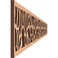 thumbnail image 3 of Ekena Millwork 46 3/8"W x 4"H x 3/8"T Springfield Fretwork Moulding, Hickory, 3 of 13