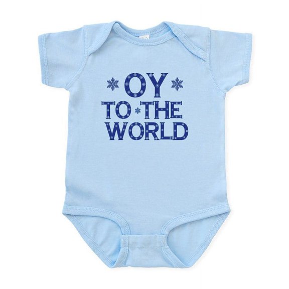 CafePress - OY To The World Body Suit - Baby Light Bodysuit, Size Newborn - 24 Months