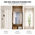 thumbnail image 6 of Tendance Evideco Shower Curtain Adjustable Tension Rod From 28 to 47 Silver, 6 of 9