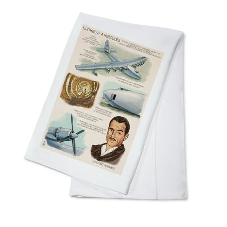 

Spruce Goose Hughes H-4 Hercules Technical (100% Cotton Tea Towel Decorative Hand Towel Kitchen and Home)