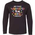 thumbnail image 3 of Inktastic My Dad Graduated and I'm Super Proud Long Sleeve Youth T-Shirt, 3 of 5
