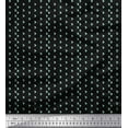 thumbnail image 1 of Soimoi Black Cotton Duck Fabric Arrows Arrow Print Fabric by the Yard 42 Inch Wide, 1 of 3