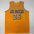 thumbnail image 4 of Autographed/Signed Gail Goodrich Los Angeles LA Yellow Basketball Jersey Beckett BAS COA, 4 of 4