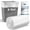 1 Count (Pack of 50), variant on 8 Gallon Trash Bags, 50 Count Medium Garbage Bags Trash Can Liners for Bathroom Kitchen Office, Clear, Unscented