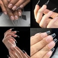 thumbnail image 2 of 240 Uds puntas Gelly puntas de extensión de uñas de Gel suave cubierta completa preformada esculpido largo ataúd Stiletto punta falsa molde de construcción rápida Tan Jianjun unisex, 2 of 2