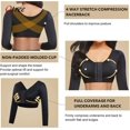 thumbnail image 4 of Qtree Arm Slimming Shaper for Women Compression Body Shaper Post Surgery Shapewear Seamless Front Closure Sleeves Push Up Bra, 4 of 5