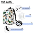 thumbnail image 5 of Daiia Back To School A Vintage Canvas Backpack for Men and Women ,Hiking Backpack,Travel Laptop Bag for School,Large Capacity Backpack, 5 of 8