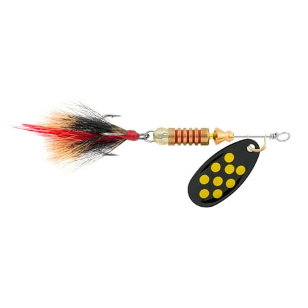 South Bend Black Spin 1/8oz Yellow #1 Spinnerbaits