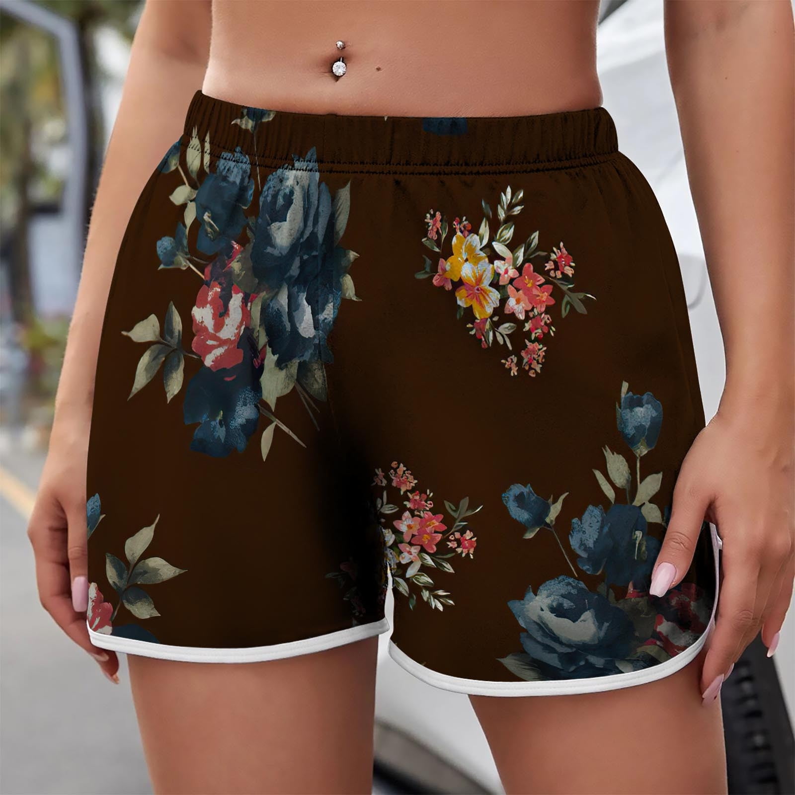  Womens Floral Shorts