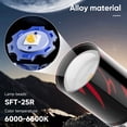 thumbnail image 3 of RVPOZWER 3-in-1 LED Camping Lantern & Flashlight, IP65 Waterproof Type-C Rechargeable, 5 in 1 Alloy Body, 6 h Runtime, Outdoor Emergency Torch, 3 of 12
