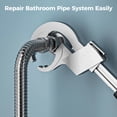 thumbnail image 2 of Llave universal ajustable Coofit Llave de baño multifuncional con 3 cabezales reemplazables, 2 of 6