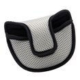 thumbnail image 4 of koolsoo Golf Putter Mallet Cover Headcover Club Protector for Golfer Gift Golf Equipment Gray, 4 of 9