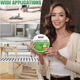 thumbnail image 4 of YYXLIFE Rug Tape Double Sided Carpet Tape Heavy Duty, 2 Inch x 30 Yards, Carpet Adhesive Removable Multi-Purpose Tape Cloth for Area Rugs, Outdoor Rugs, Carpets, Tape Carpet Adhesive, White, 4 of 6