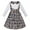 Blue Plaid, variant on Girls Dress Red Green Christmas Nutcracker Uniform Korean Velvet 10 Years