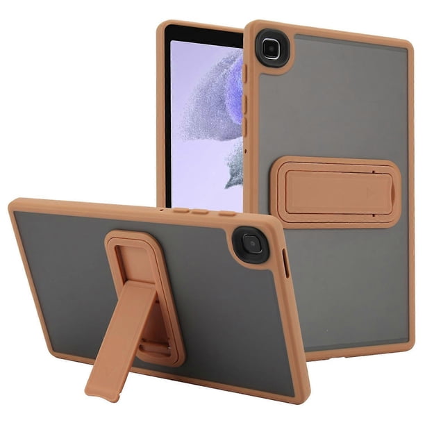 For Samsung Galaxy Tab A7 Lite 8.7-inch Case with Kickstand TPU + PC Skin-Touch Tablet Cover - Grey