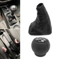 thumbnail image 2 of Car Shift Boot Shift Dust Cover Leather Gear Shift Cover With Handbrake Boot For OPEL CORSA C TIGRA B COMBO C 2, 2 of 6