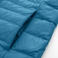 thumbnail image 6 of WCMZJ Long Puffer Coat for Women Plus Size Warm Winter Down Jackets Lightweight Removable Hood Quilted Coats Blue XXL, 6 of 9
