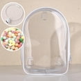 thumbnail image 4 of Petit Sac de Rangement pour Poupée, Sac pour Poupée d'Extérieur, Étui de Transport Imperméable et Portable, Sac d'Exposition Transparent en PVC pour Poupée de 20 cm, 4 of 5