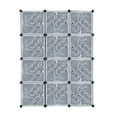 thumbnail image 5 of Veryke 12 Cube Closet System, Black and White, 5 of 5