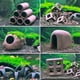 thumbnail image 4 of Aquarium Decor Fish Shelter House Pottery House Canister Simulation Stone Fish Tank Decoration Style 6, 4 of 5