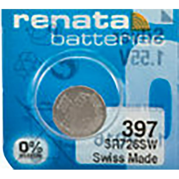 1 x Renata 397 Piles pour Montres, Batterie SR726SW