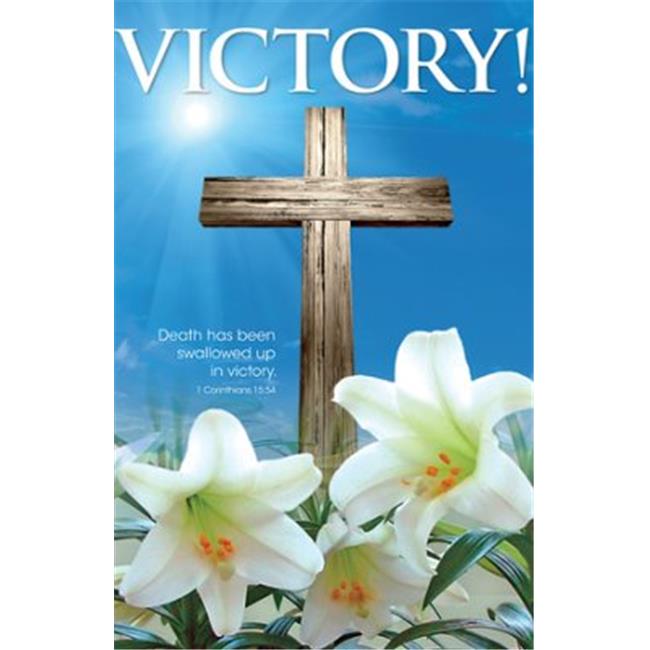 Anchor Wallace 14327X Victory Cross & Lilies Bulletins Pack of 100