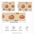 thumbnail image 2 of Yayeee Pillowcase King Size Set of 2 Satin Wrinkle Resistant Pillow Case, Halloween Pumpkins Pattern, 2 of 7
