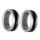 thumbnail image 3 of Anillo de línea de pesca cómodo y ensanchado, herramienta de pesca de regalo para pescadores, diseño ergonómico. 2 piezas de plata, 3 of 8