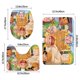 thumbnail image 3 of Recreo Juego de 3 alfombras de baño de coral fleece: tapete de baño + alfombra de inodoro en forma de U + funda de tapa de inodoro en forma de O, 3 of 6