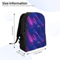 thumbnail image 4 of Haiem Neon Gradient Blue Backpack - Stylish and Durable 15-inch Laptop Backpack with Waterproof Oxford Fabric, 4 of 8