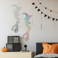 thumbnail image 1 of Pegatinas Decorativas de Halloween: Brujas para La Pared | Decoración Festiva para Ventanas | 25 X 9 X 0,1 Cm | Pvc Multicolor | 13 G, 1 of 6
