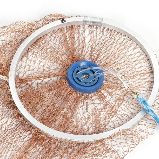Greensen Hand Cast Fishing Net, Outdoor American Style Hand Cast Fishing  Net Nylon Fishing Mesh Net for Bait Fish 