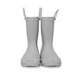 thumbnail image 6 of Kushyshoo Kids Rain Boots for Girls Boys Waterproof Rain Shoes with Easy On Handless Gray Solid Boots Size 2, 6 of 8