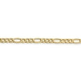 thumbnail image 2 of 14K Yellow Gold bracelet Chain style Figaro 7 in 4.3 mm, 2 of 4