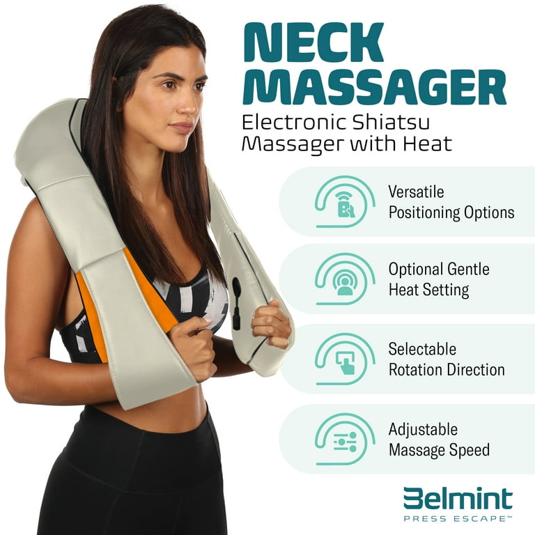 Mynt Shiatsu Heat Neck Massager with 8 Massage nodes – HelloMynt