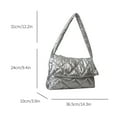 thumbnail image 2 of BLEEUS Women Bag Women Puffy Tote Bag Large Capacity Newtrend Quilted Big Handbags Shoulder Bag, 2 of 10