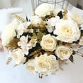 thumbnail image 5 of Fake Flowers High Simulation Ornamental Realistic Real Touch Rose Silk Artificial Flowers for Hotel, 5 of 7