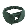 thumbnail image 1 of Diademas sólidas de gamuza para mujer, diademas elásticas con nudo de turbante, tocado con nudo para niñas, accesorios para envolver el Ropa, zapatos y accesorios Miscelánea Tipo 2 Verde Guardurnaity PS12333-07, 1 of 4