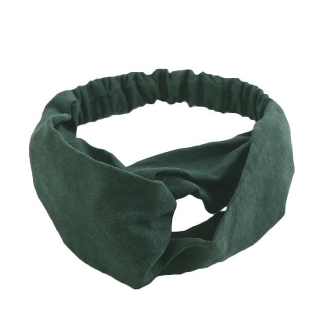 Diademas sólidas de gamuza para mujer, diademas elásticas con nudo de turbante, tocado con nudo para niñas, accesorios para envolver el Ropa, zapatos y accesorios Miscelánea Tipo 2 Verde Guardurnaity PS12333-07
