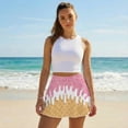 thumbnail image 3 of Yuyamidu Ice Cream Women's Tennis Skirts Tummy Control Active Skort Golf Skirts Cute High Waisted Flowy Golf Skorts with Pockets, Size S, 3 of 7