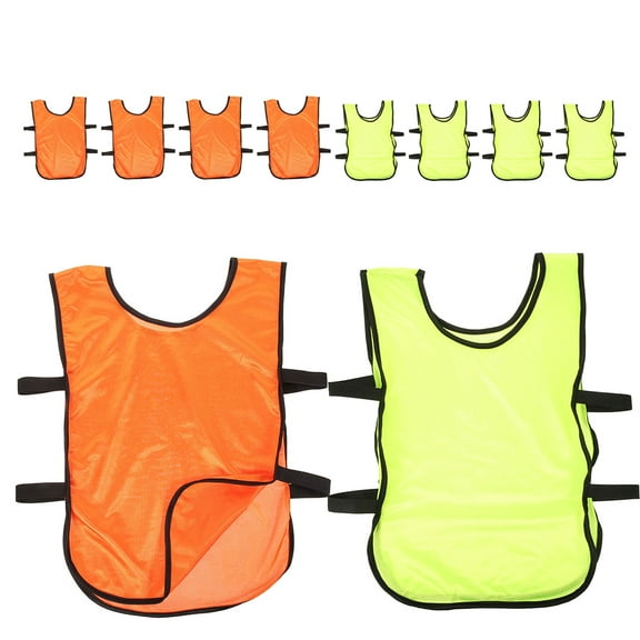 RENACLIPY 6-Pack Polyester Sports Pinnies Vest for Team Training, Practice, and Outdoor Activities