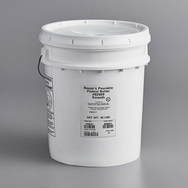 REESE'S All-Natural Smooth Pourable Peanut Butter Bulk 45 lb Pail