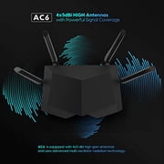 Tenda AC6 AC1200 Dual-Band Wi-Fi Home Router with Smart App
