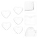 thumbnail image 2 of 5 piezas de cajas en forma de corazón Caja de caramelo de plástico transparente Bola transparente para Navidad, 2 of 5