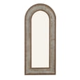 thumbnail image 6 of DecMode 26" x 59" Gold Window Inspired Wall Mirror with Arched Top, 6 of 8
