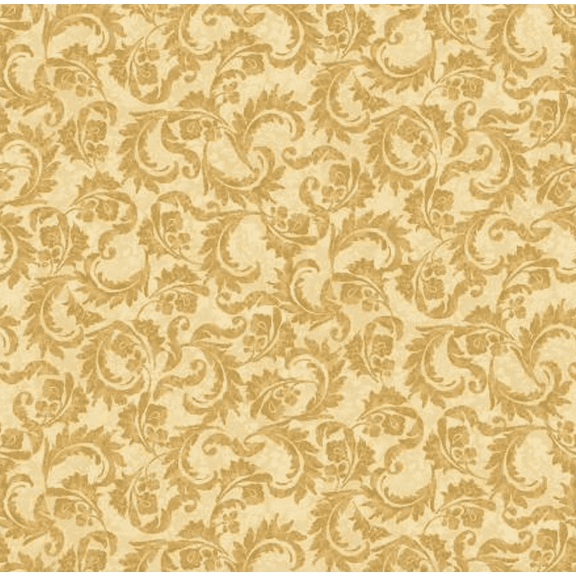 Studio E Autumn Flourish Gold Flourish Fabric By The Yard